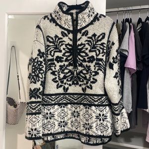 Moth by Anthropologie half zip sweater. Size M, super soft and warm.